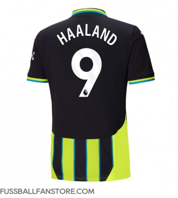 Manchester City Erling Haaland #9 Replik Auswärtstrikot 2024-25 Kurzarm